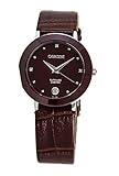 Datumsanzeige C CAVADINI Damen-Armbanduhr Caruso Analog Quarz mit Lederarmband CV-745 (Bordeaux/Silber)