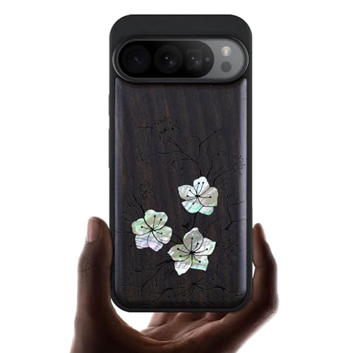 Étui Pixel 9 Pro XL en bois d'art, le cadeau idéal et unique