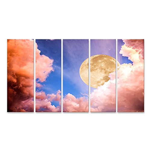 Tableau sur toile nuage dramatique pour transformer un mur vide en paysage céleste