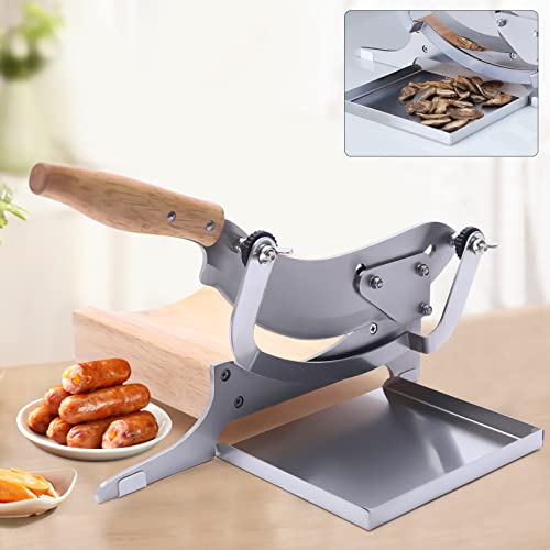 Cortadora manual de carne acero inoxidable ajustable miniatura 6