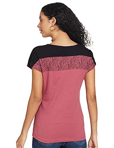 Image of Max Women Women Striped Round Neck T-Shirt