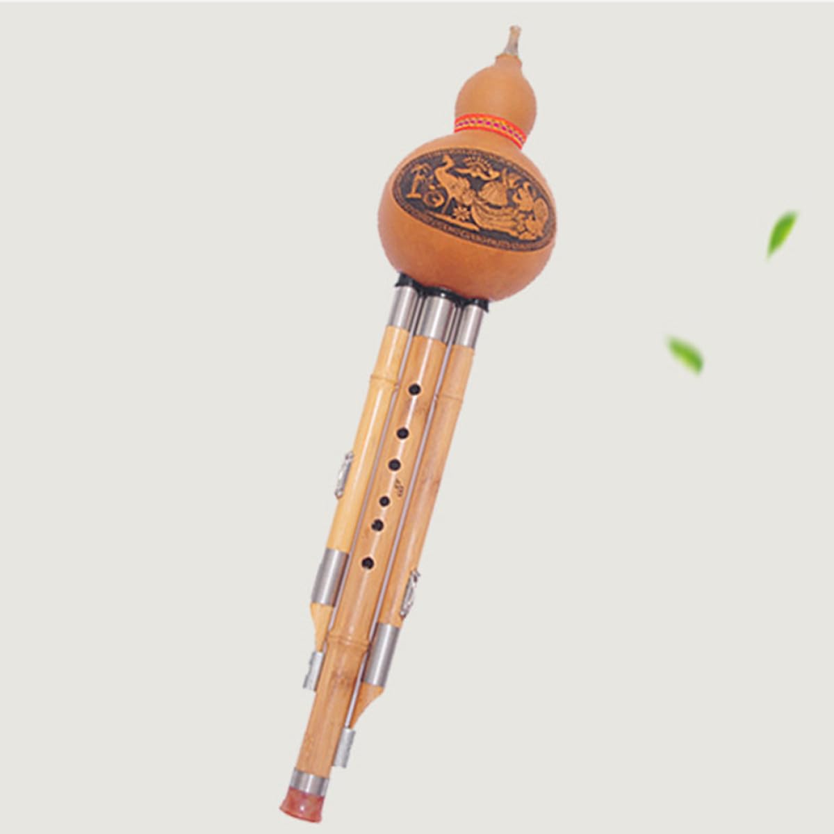 Cabilock Instrumento Musical Étnico de Bambú Varios estilos en Clave C Hulusi Hecho a Mano Diseño Elegante y Cómodo para Principiantes para Amantes Música