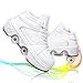 Pinkskattings@ Rollschuhe Deformation Mit Quad Ausklappbare LED Schuhe Mit Rollen Skateboard Beleuchtet Turnschuhe Mit Rollen 7 Farben Einstellbar