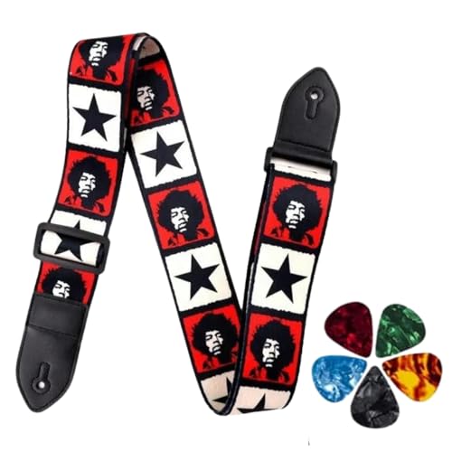 Image of DEVICE OF URBAN INFOTECH Guitar Strap Belt for Acoustic & Electric Guitar Adjustable Buckle Guitar Strap Modern Design Guitar Belt For Acoustic /Bass /Electric Guitars