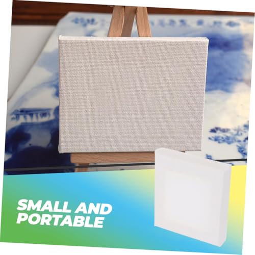 Mini lienzos de algodón blanco para pintar obras sin ocupar espacio 4