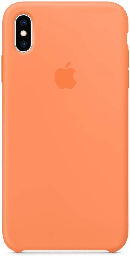 Apple iPhone Xs Max Silicone Case - Papaya Orange