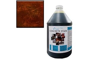Professional Concrete Acid Stain for Interior Use: Brown Mosaic - Gallons