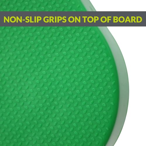 Image of GISCO Sports Sitting Scooter Board with Handles for Kids & Children (Blue) | Plastic | Flat Sitting Scooter with Casters for Kids | Gym Activities Equipment Elementary School