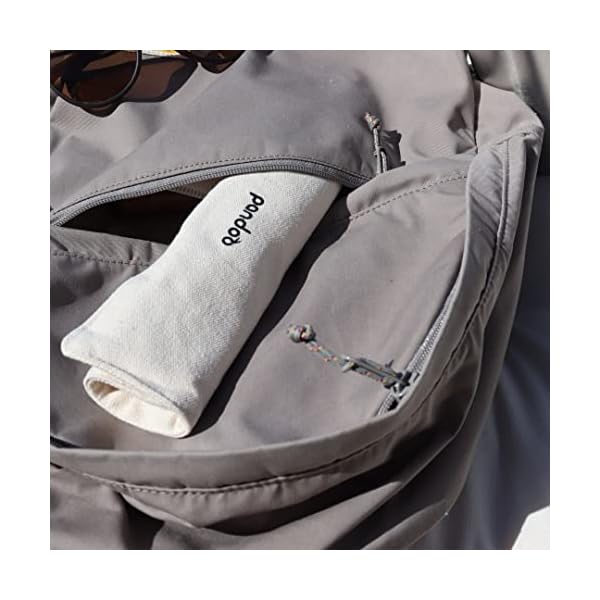 Eßbesteck aus Bambus Picknick und Reise Besteck-Set mit Tasche | Camping Geschirr, Reisebesteck, Zero Waste besteck | Löffel, Gabel, Messer, Eßstäbchen & Strohhalm | Mit Bestecktasche – Bild 5