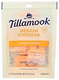 Tillamook, Medium Cheddar Cheese 3/4 oz Snack Portions, 10 ct