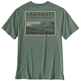 Carhartt Men's Irvine Relaxed Frontiers T-Shirt, Green Slate, 3X-Large Tall