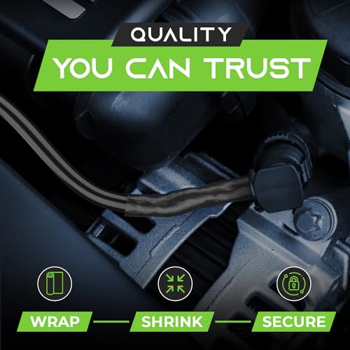 GearIT 5/8 inch Heat Shrink Tubing - 3:1 Ratio Adhesive Lined, Marine-Grade Waterproof Industrial Shrink Wrap, Dual-Wall Tubing, UL Approved - 50FT Roll - Black by GEARit - Used condition - Image 7