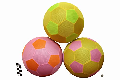 Gonflable géant Football en Rose et Orange - Fun Outdoor Toys
