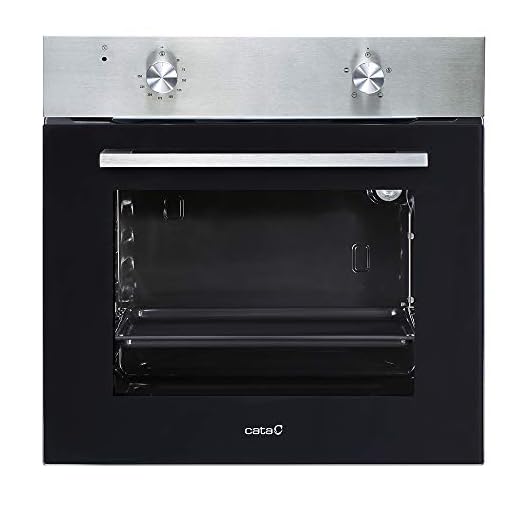 CATA SE 6204 X Medio, Horno eléctrico, 65 L, 50-250 °C, 65 litros, Vidrio, Acero Inoxidable, Negro