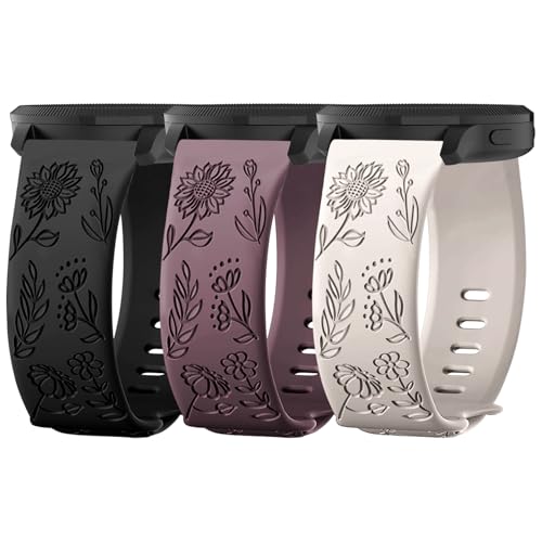 Inhosper 22mm �t�����[�p�^�[���o���h 3�{�p�b�N Garmin Venu 4 45mm/Venu 3/Venu 2/Vivoactive 4/Forerunner 745/265/255/255 Music�ɑΉ� �\�t�g�V���R���t���[��������