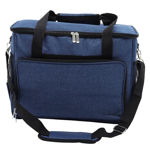 Operitacx Mini Sewing Machine Holder Oxford Cloth Sewing Bag Large Capacity Storage Pouch for Sewing Machine Case