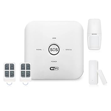 FNX Smart Alarm System Home Security Aarm with Motion Sensor, Door Alarm,Remotes,Real-time Tuya App Control