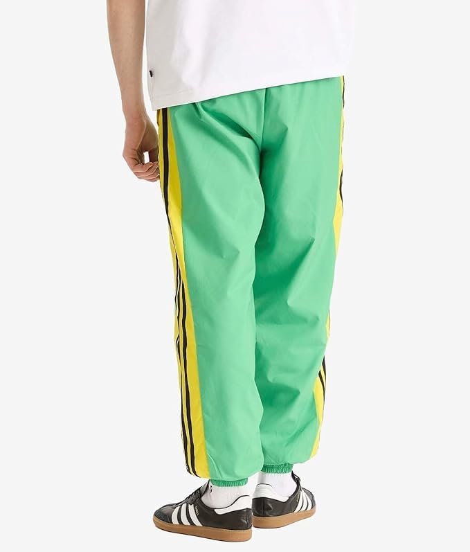 adidas Originals Men's Warm-UP Loose FIT Track Pants, Energy Green, Medium