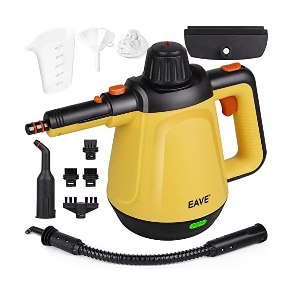 EAVE-Limpiador-a-vapor-multifuncion-450-ml-Limpiador-Vapor-PortaTil-1200-W-10-en-1-juego-de-limpiador-a-vapor-para-coche-tapiceria-sofa-casa-bano-cocina-limpieza-de-superficies