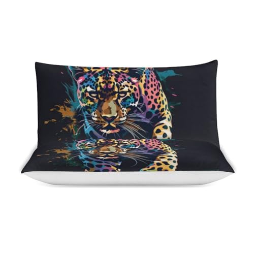 Funda nórdica de leopardo para decorar un dormitorio moderno y acogedor con estilo exótico 4
