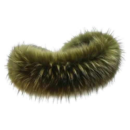 Col en fausse fourrure pour femme et cache-cou doux d'hiver pour manteau