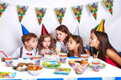 Decorazioni Compleanno 62 PCS, Stoviglie per