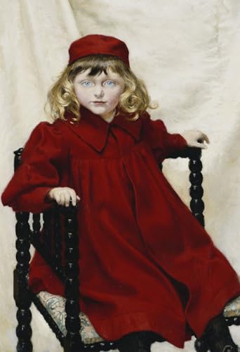 Tableaux célèbres affiche portrait robe rouge YIMACBJXX impression sur toile pour salon 60x90cm