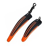 MasYosh Fahrrad-Schutzbleche, 2 Stück PP-Mountainbike-Schutzbleche Vorne und Hinten, mit Verstellbarem, für die Meisten Mountainbikes, um Regen zu Blockieren