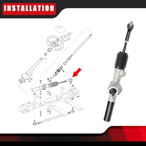 FEXON Golf Cart Steering Gear Box Assembly for EZGO TXT MPT 2001-UP Golf Cart (Electric & Gas) Replaces 70964-G01 70964G01 by FEXON - Image 5