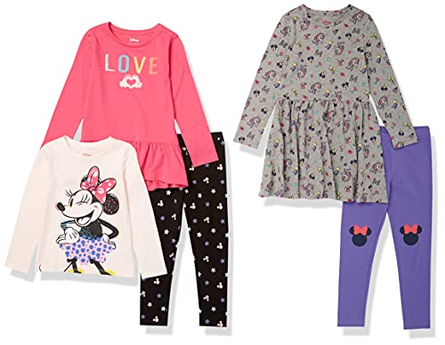 Amazon Essentials Disney | Marvel | Star Wars | Frozen | Princess Ensembles de vêtements à coordonner à volonté Fille, Lot de 5, Amour/Minnie/Licorne, 6-7...