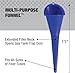 FloTool 10712MX4 Super Quad Funnel for Oil, Lubricant and Other Fluids, 4pk