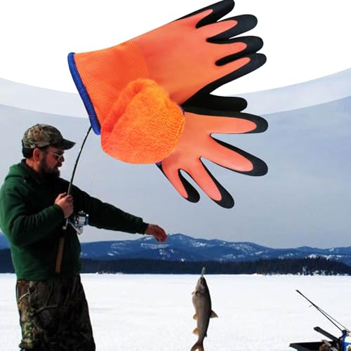 de trabalho de látex para clima frio, de inverno de látex | 1 par de de trabalho impermeáveis para c