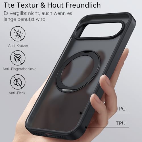 Coque Google Pixel 9 Pro MagSafe anti-chute avec support rotatif 360° - 6