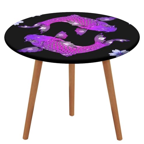 MZGFAQ Nappe Ronde De Table Élastique Couverture De Table pour Jardin Cuisine Restaurant