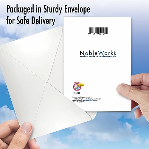 Nobleworks - Funny Retro Birthday Card With Envelope - Adult Humor, Celebration Greeting - Bad For Legs 0754 #TOP5
