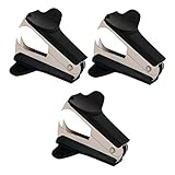 TEHAUX 3pcs Staple Remover Tool Nail Puller Desktop Stationery Easy to Use Home Office