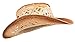 Livingston Men & Women's Woven Straw Cowgirl Hat Western Cowboy Hats for Women Brown Cowboy Hat, Bead Brown