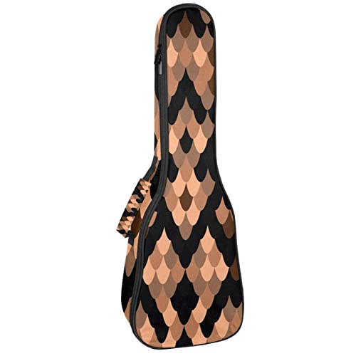 Sac de transport pour ukulélé ténor antichoc housse imperméable motif serpent