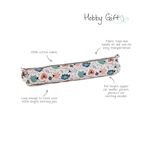Hobby Gift Dziergana obudowa na szpilkę, miękka, dzianina się dzieje