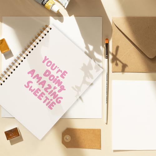 Carnet esthétique rose pour organiser vos notes de bureau