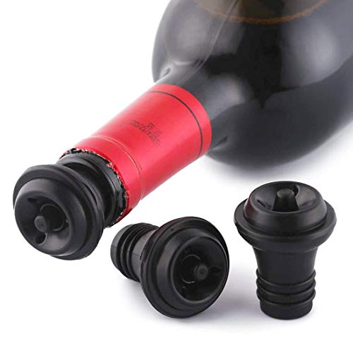 Bomba de Vinho a Vácuo Inox 2 Rolhas de Silicone