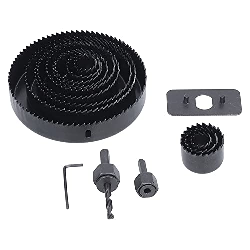 Kit de 16 taladros de corona para madera y plástico miniatura 7