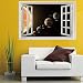 WYLYSD Adesivi murali 3D finto paesaggio solare sistema solare moda casual ecologico rimovibile (50X70cm)