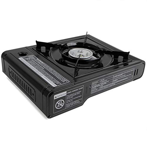 Butane Camping Stove Portable Stove Single Burner Butane Stove W/Electric Ignite