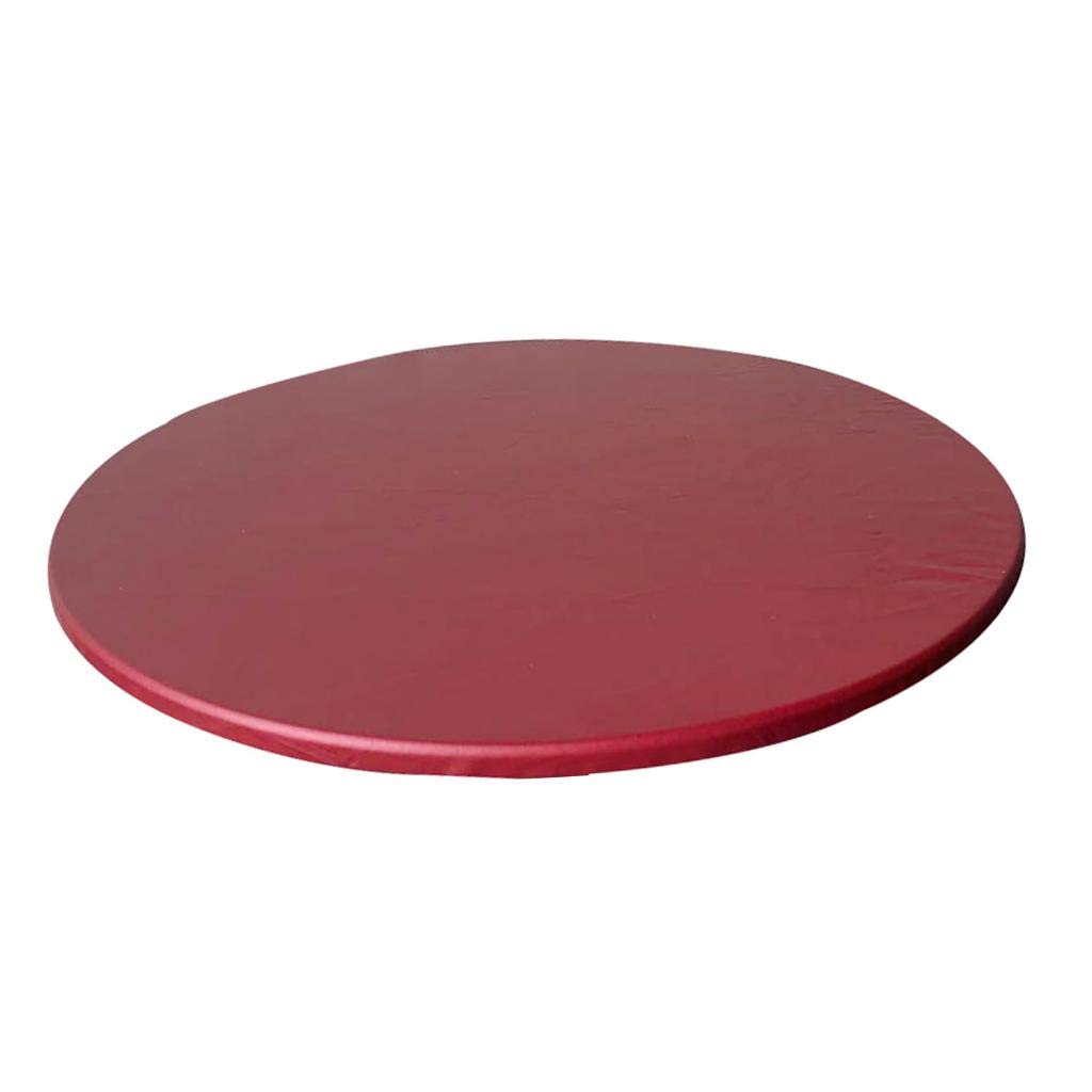 MERISHOPP®Round Polyester Table Cloth Cover Party Decor Fitted Tablecloth Wine Red|Home & Garden | Kitchen, Dining & Bar | Linens & Textiles |1 Piece Fitted Table Cover-image-30