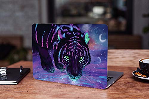 Image of Galaxsia Coloured TIGERLaptop Skin /Sticker /Cover /Decal Compatible for Any 17 inch-17.3 inch Inches Laptop (Hp /Dell /Sony /Acer /Lenovo /Asus. Etc) Or Notebook.