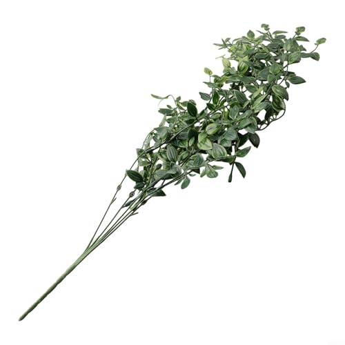 Smarbettiy Plantas colgantes artificiales, follaje de hiedra falsa de 80 cm para decoración de pared interior, vegetación de bajo mantenimiento para el hogar, oficina, telón de fondo de boda