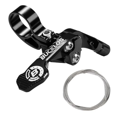 BUCKLOS Bike Dropper Seatpost Lever Remote Telescopic MTB Seatpost Dropper Bicycle Shock Remote Lever Bike Suspension Seat Post Part
