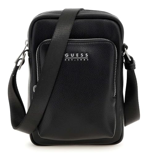 Guess Sacoche porté épaule femme sac à main chic en cuir PU jeans