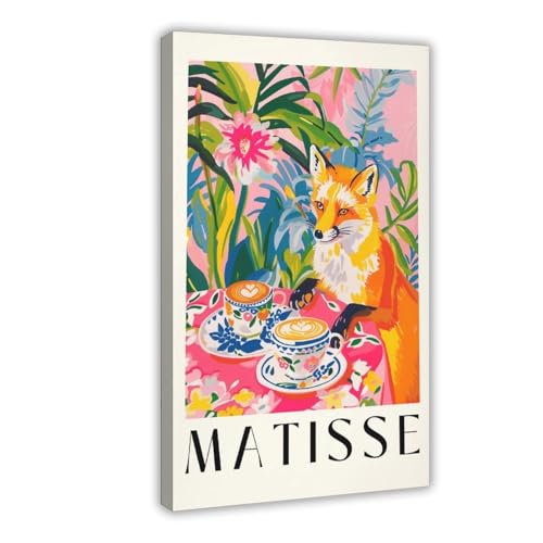 Henri Matisse Fox Drinking Coffee poster toile haut de gamme 40x61 cm